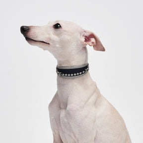 Kingsman Pinstripe Leather Collar